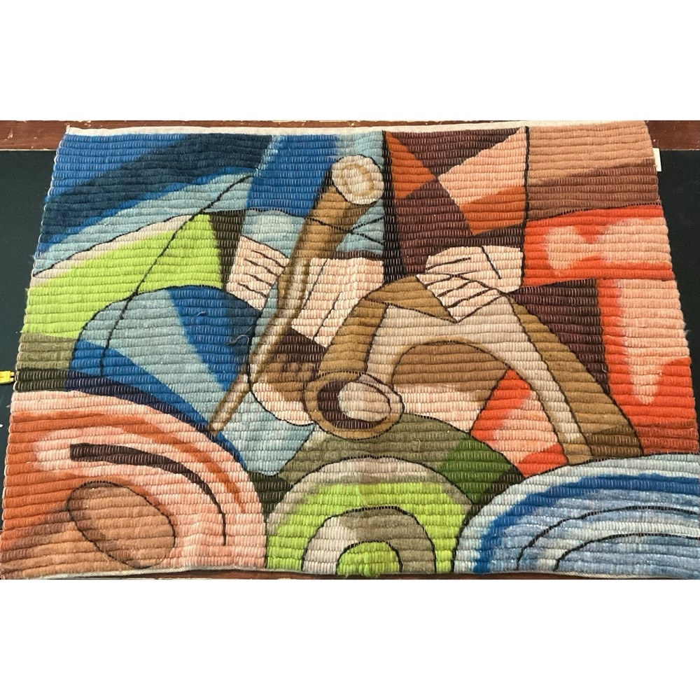 Ten Thousand Villages Tapestry Folk Art .walldecor 35" X32" Made In Peru - Tags